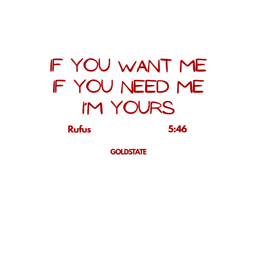 RUFUS, 5:46 T-Shirt - GoldState